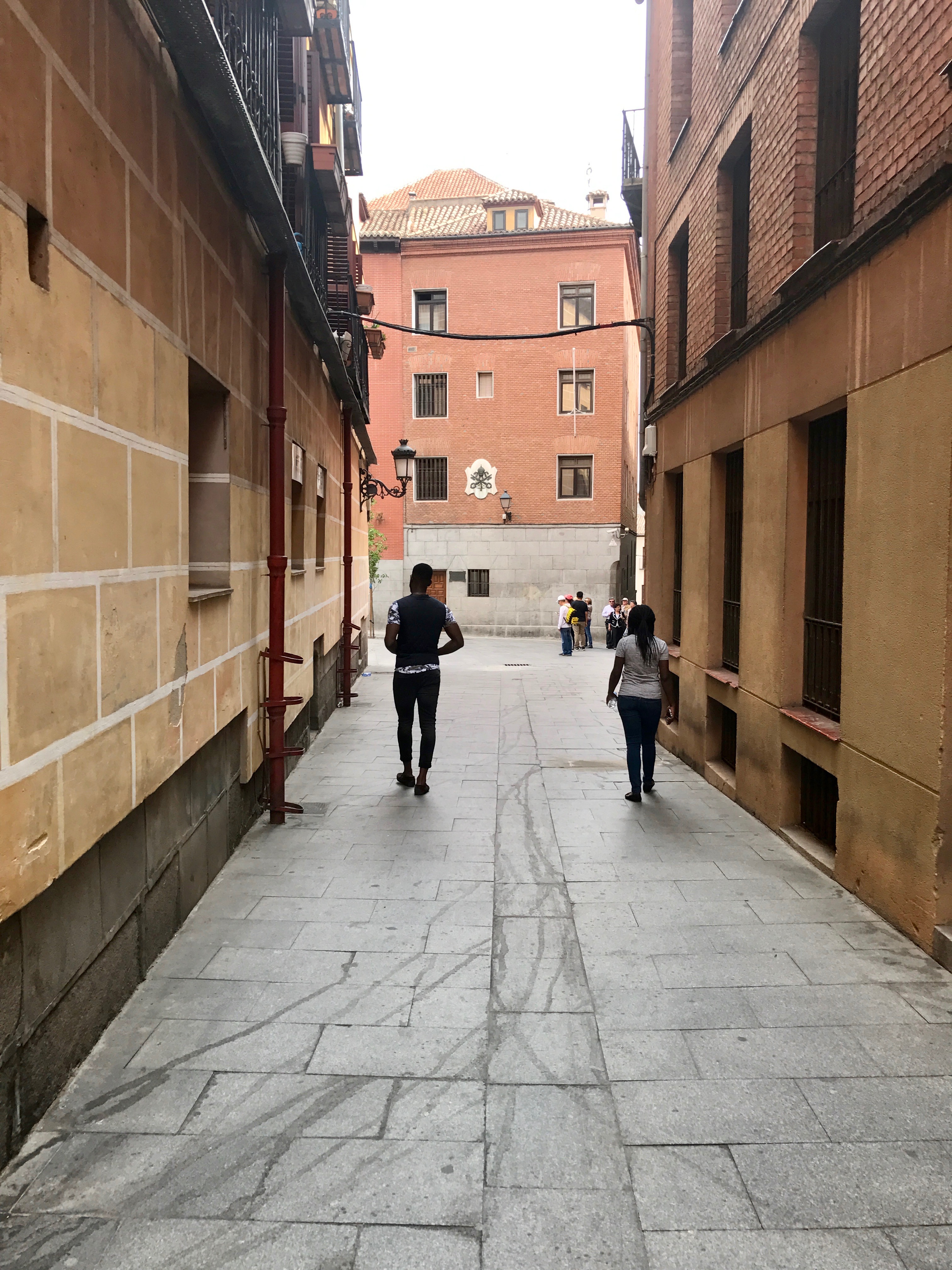 Just touched down (after taking a nap. Jetlag won). Exploring the streets of Madrid.