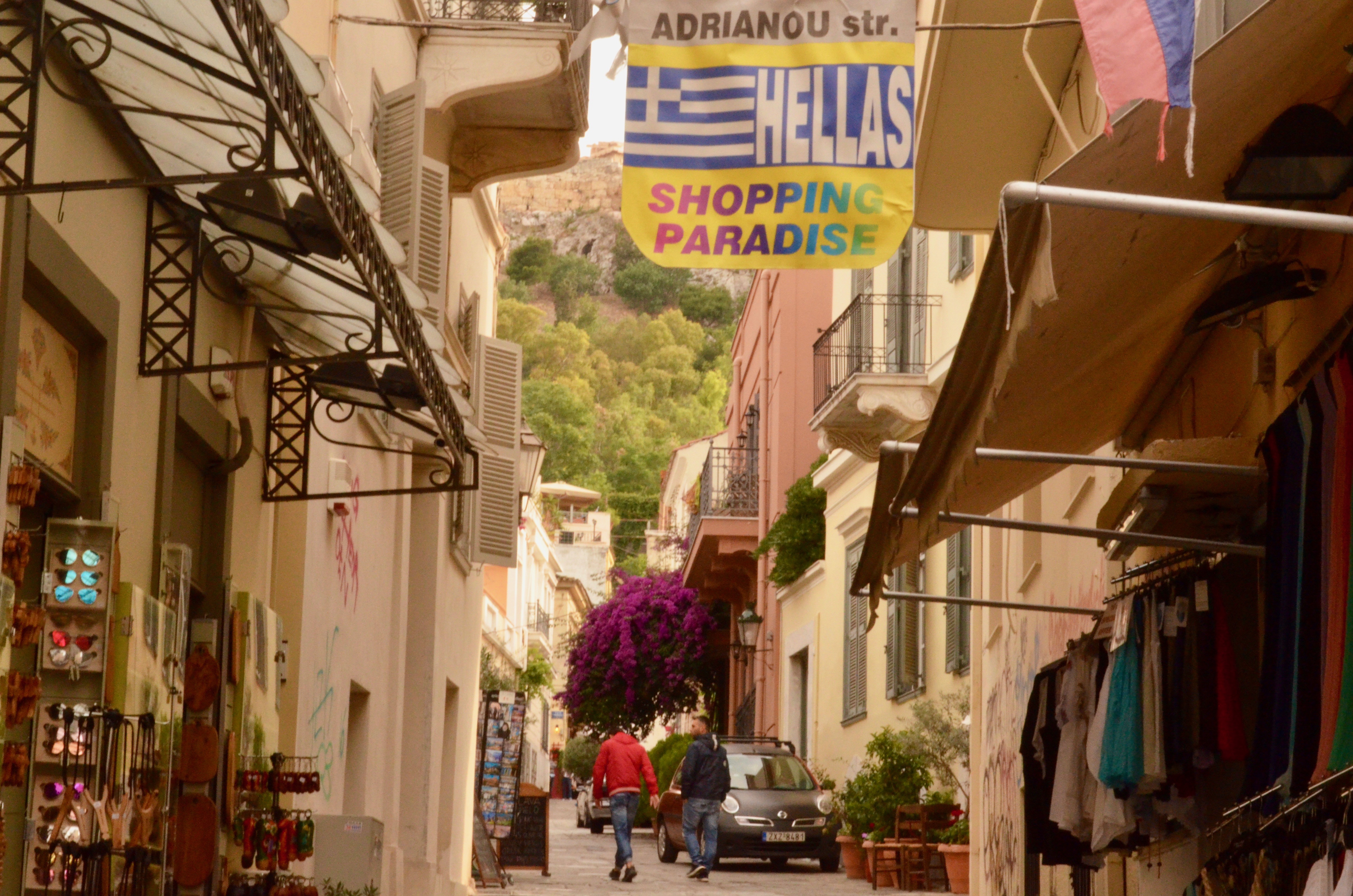 Exploring the Greek streets