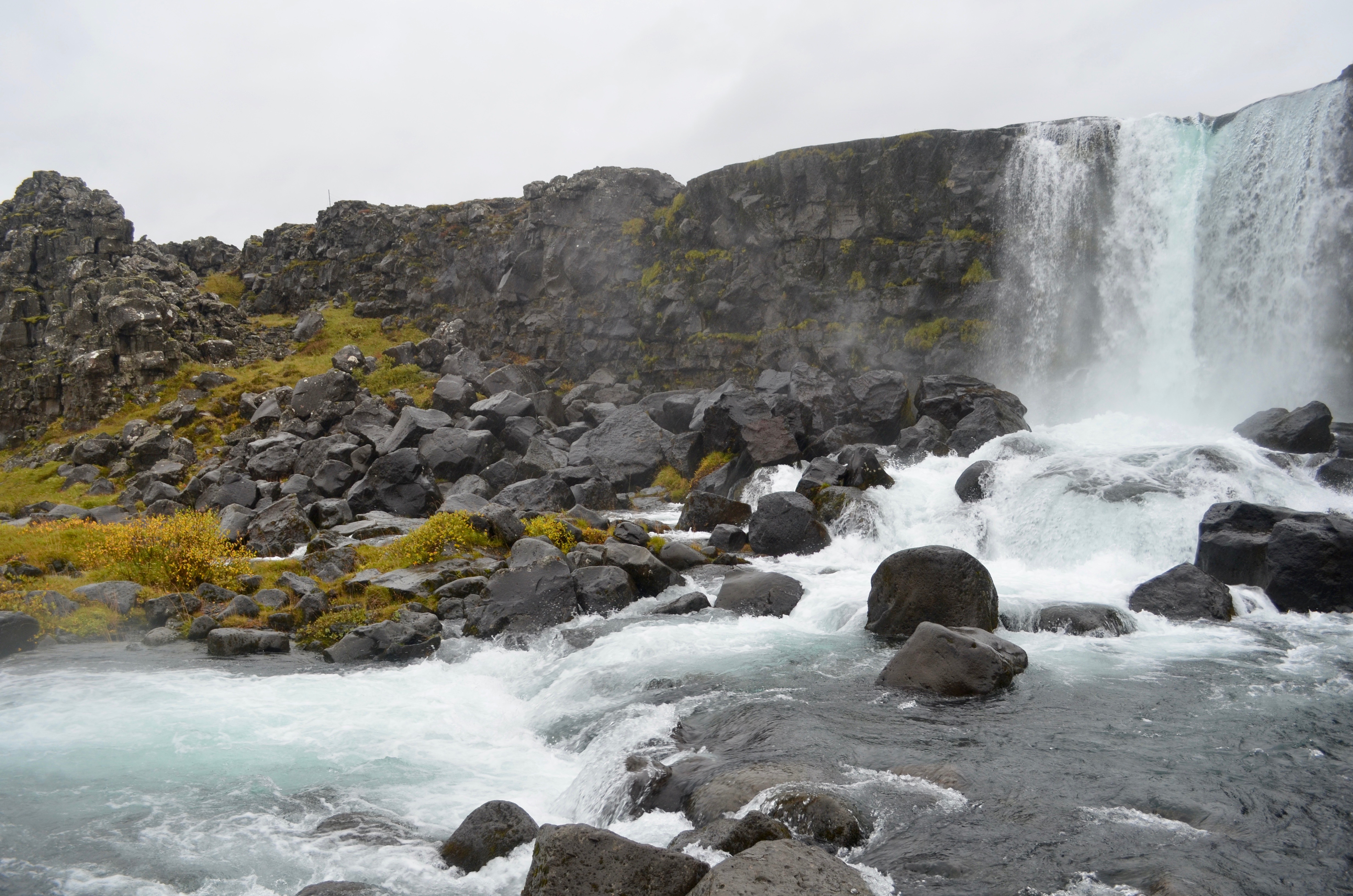 Waterfall at Þingvellir National Park