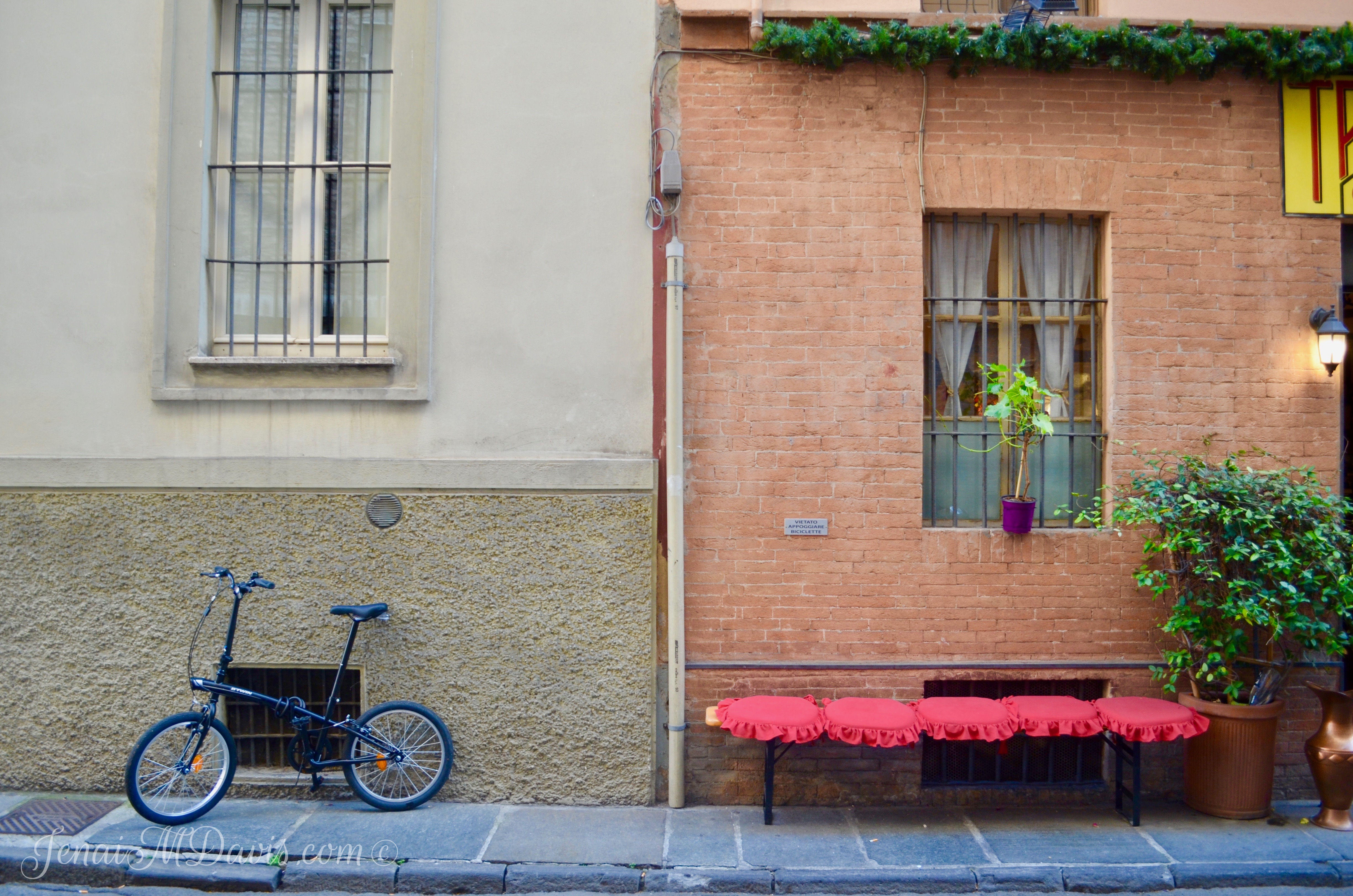 Bikes and Italian shops