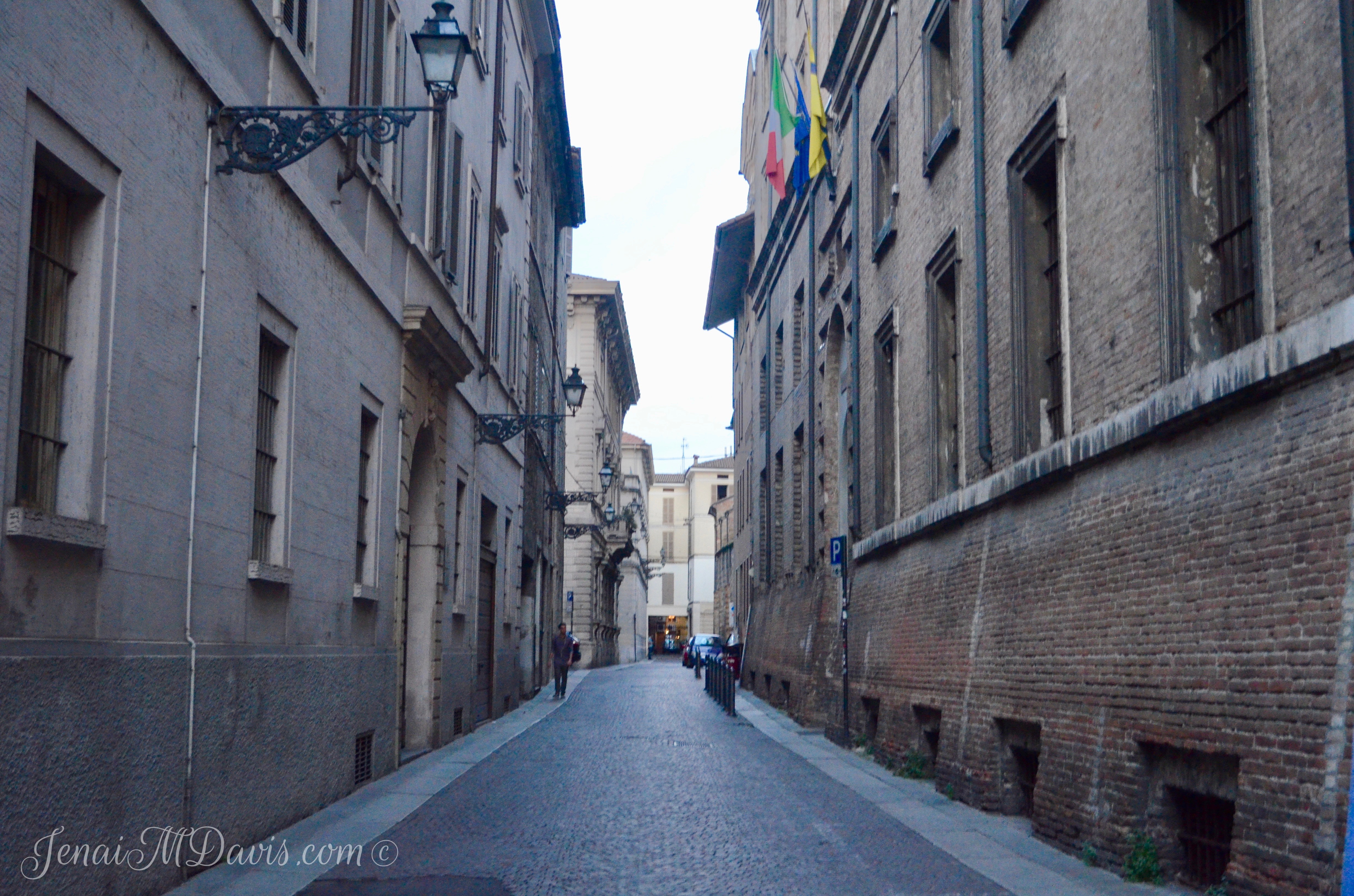 Walking the streets of Parma
