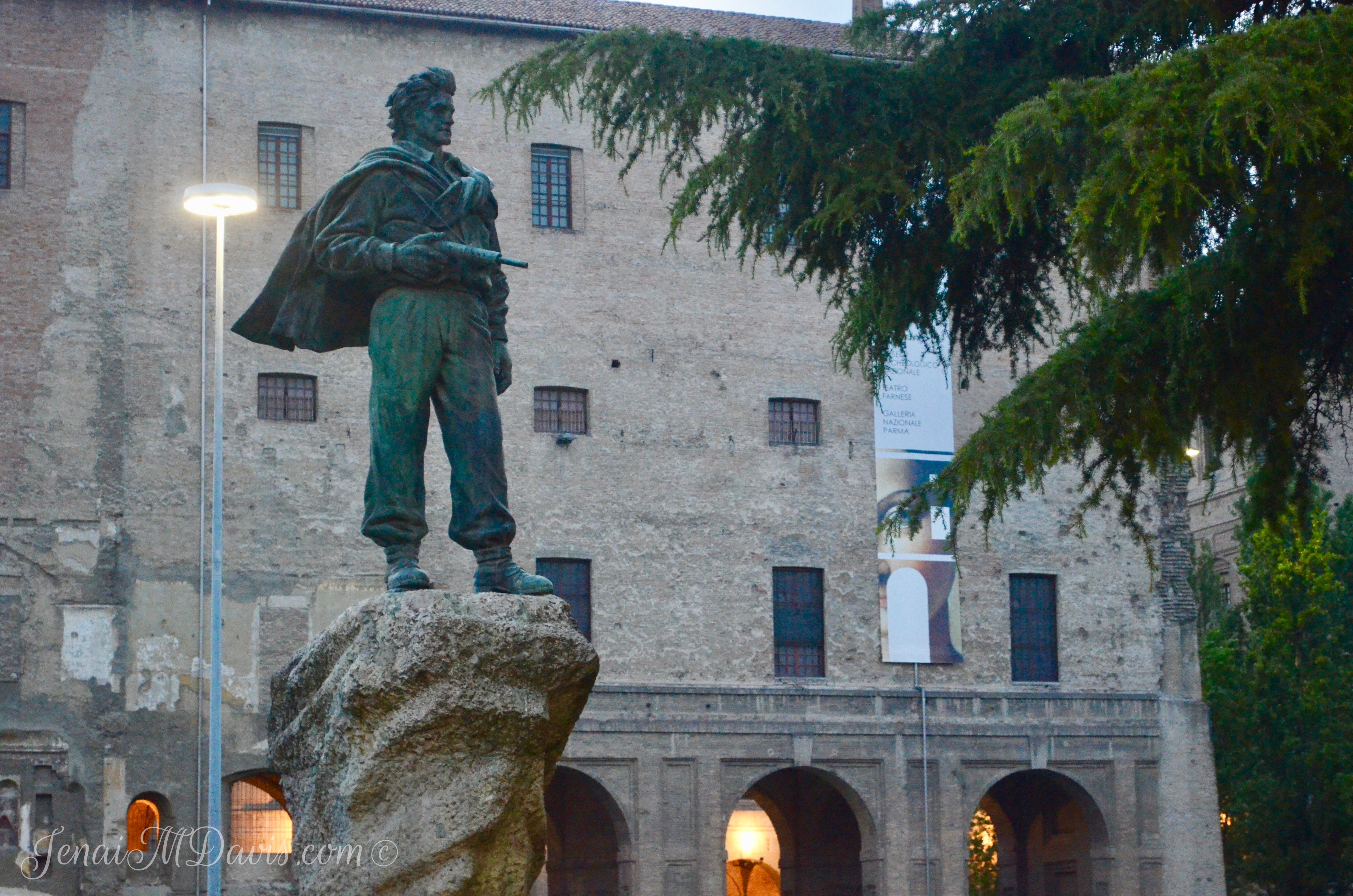 Just outside of Teatro Farnese