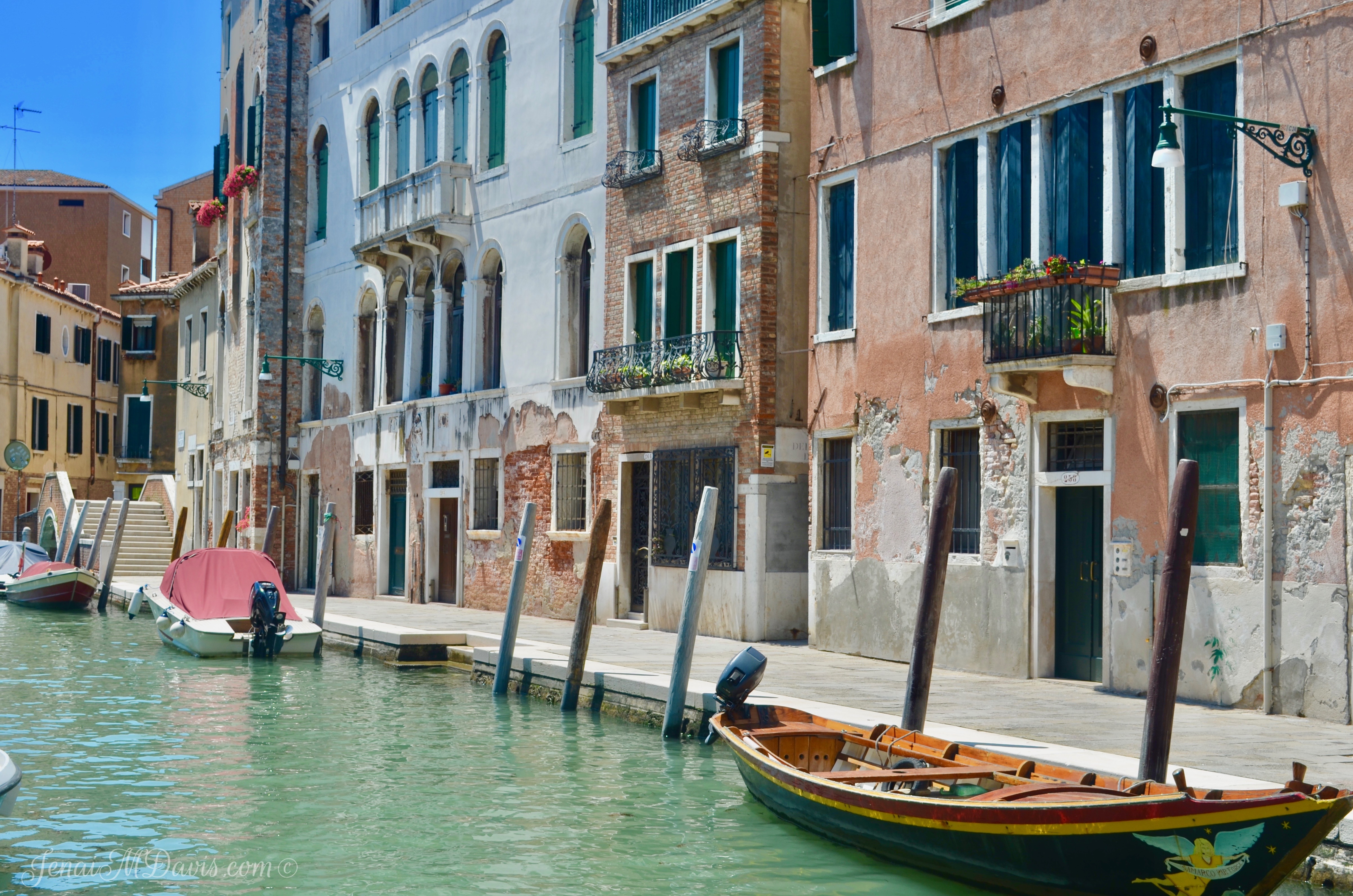 Canals: the mode of transportation other than bridges and walkways