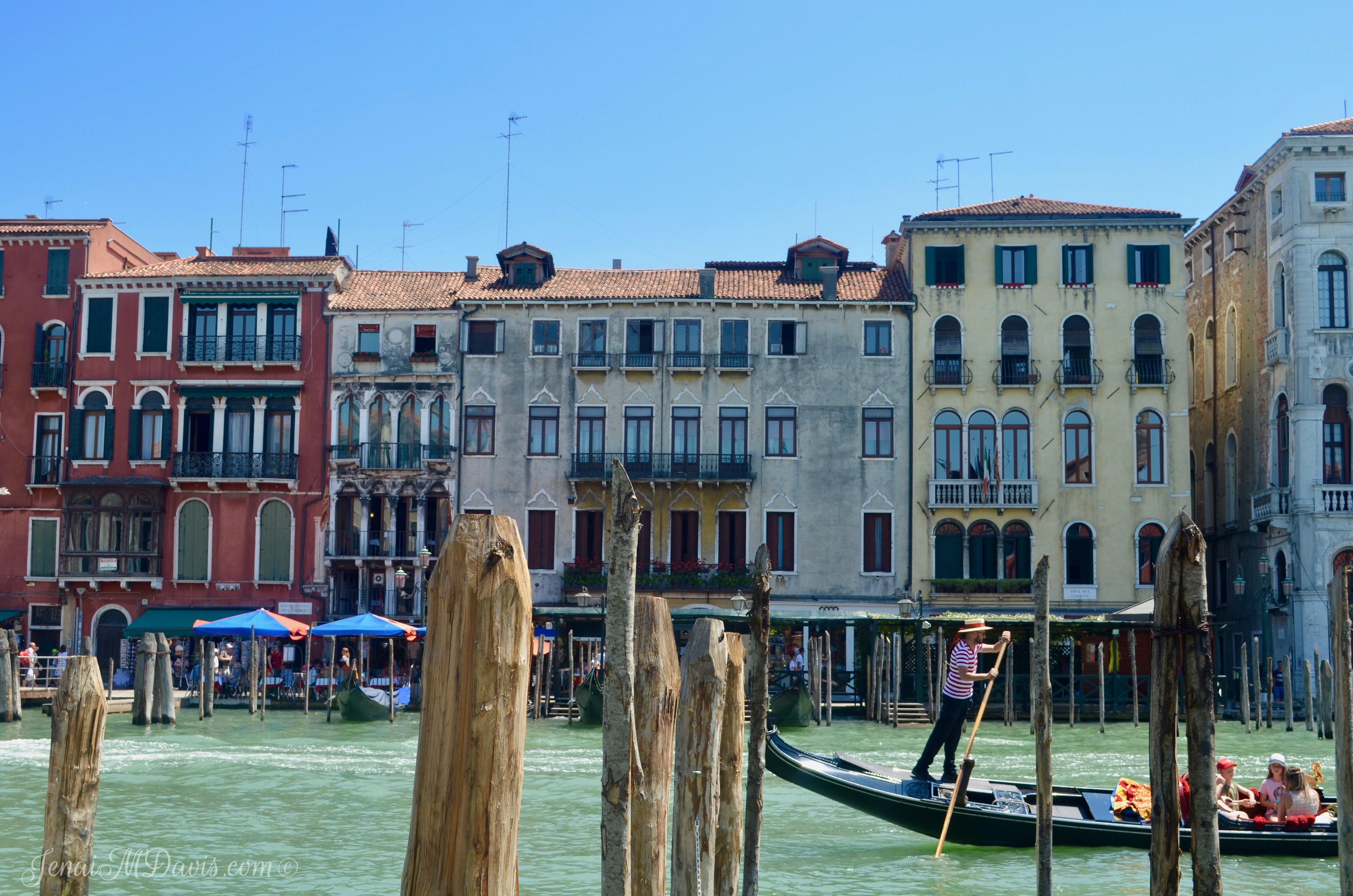 Gondolas on the Grand Canal