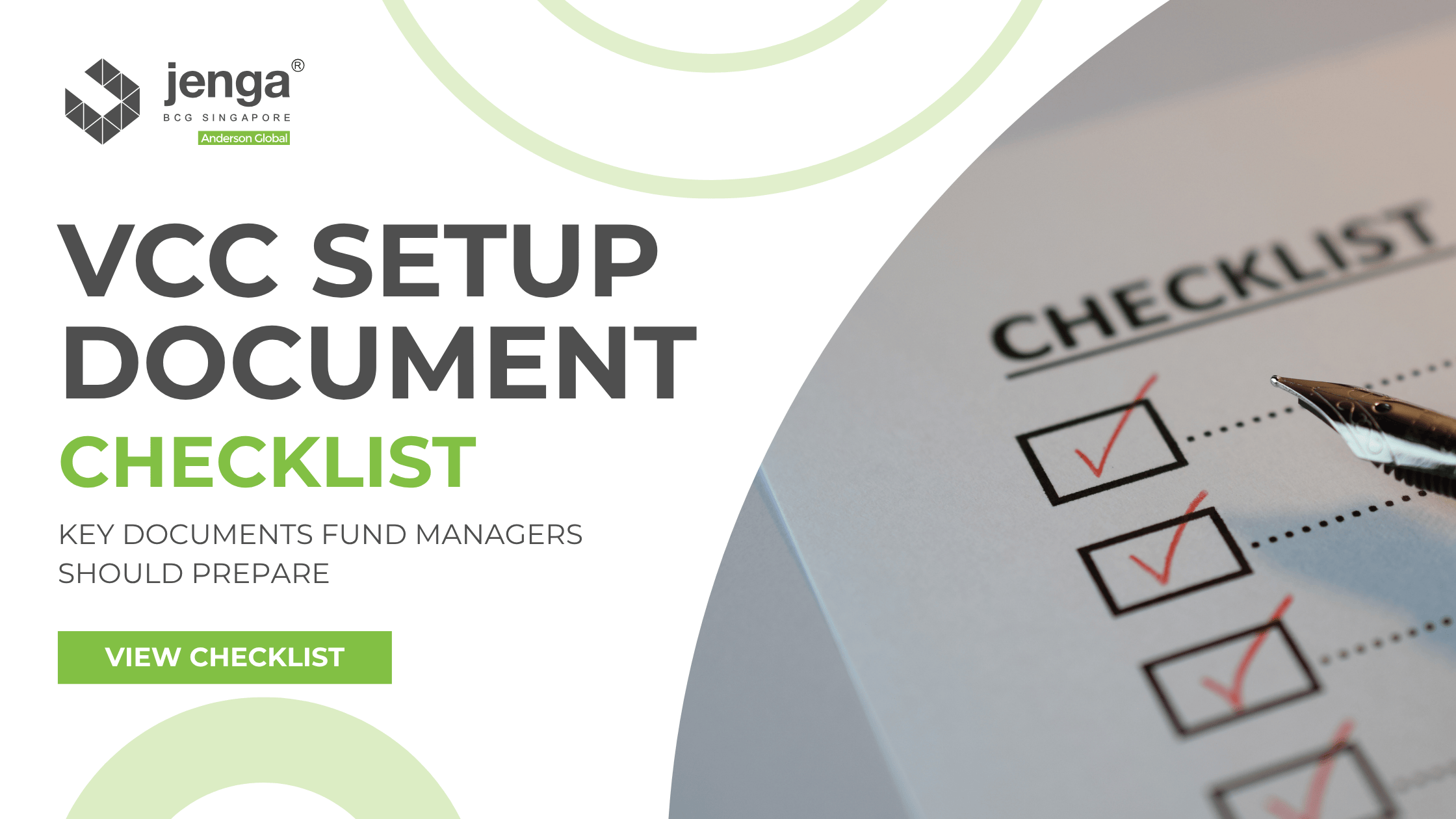 Singapore VCC setup document checklist for fund managers
