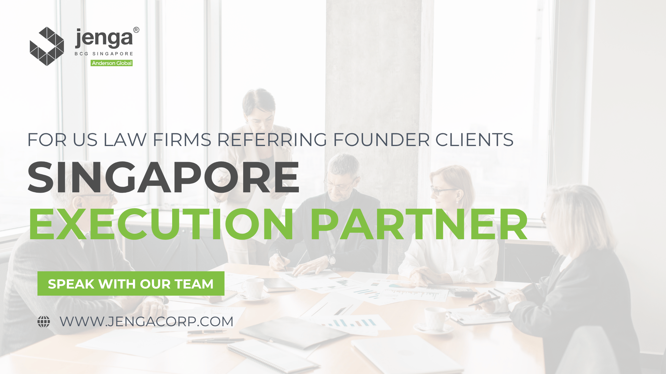 Which Singapore execution partner should a US law firm refer founder clients to for cross-border setup?