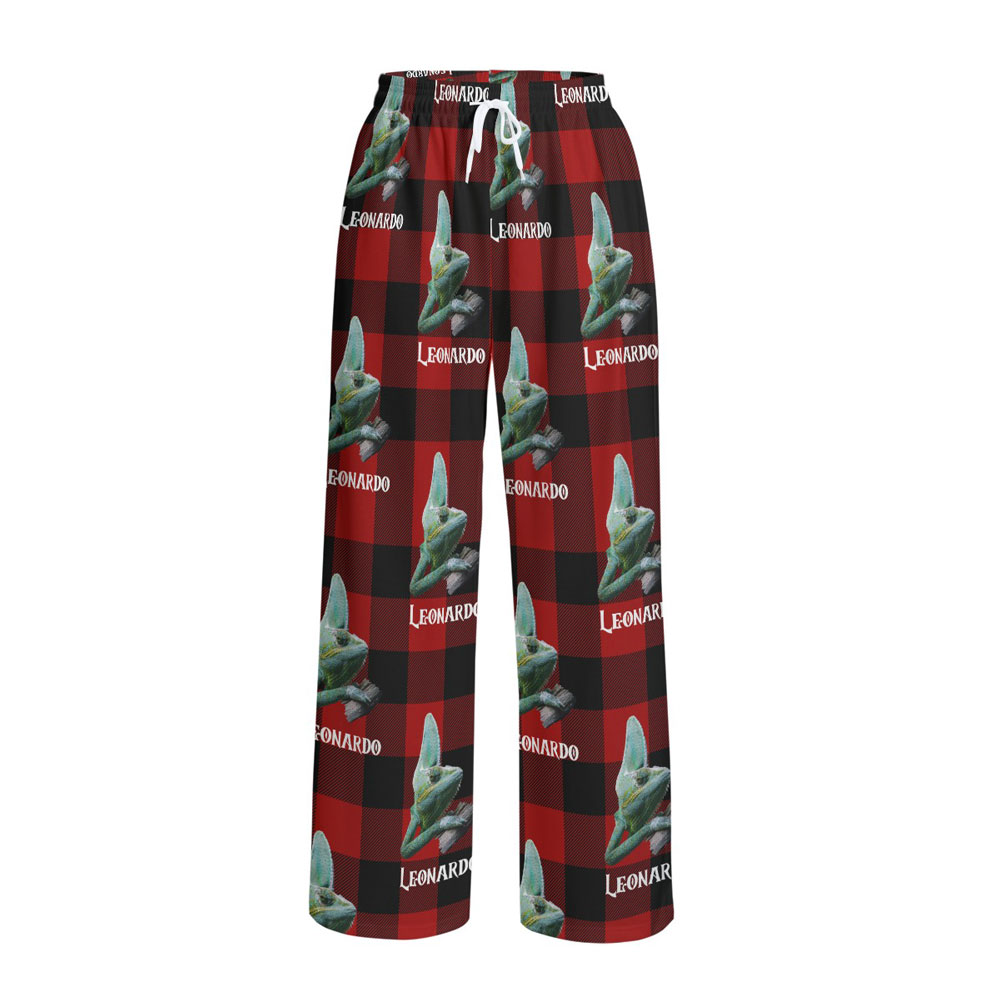 Buffalo Check Personalized Pet Lounge Pants