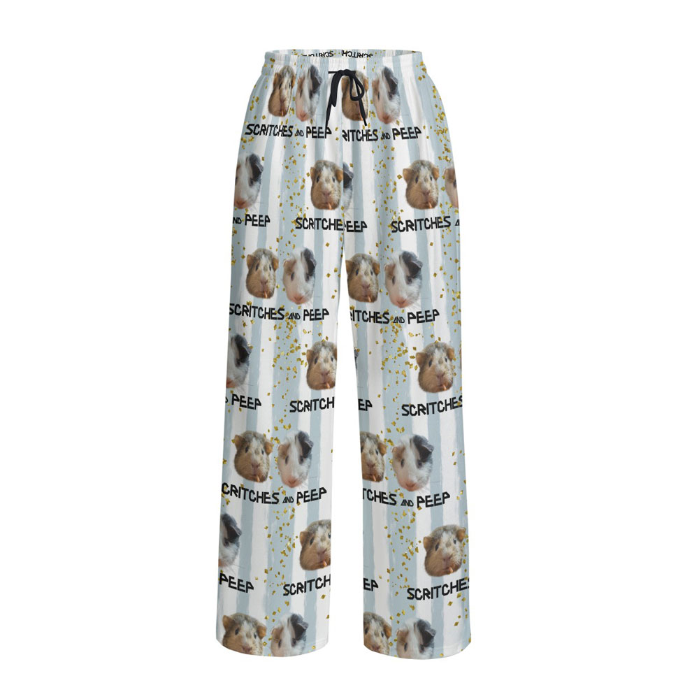 Sparkle Stripe Personalized Pet Lounge Pants