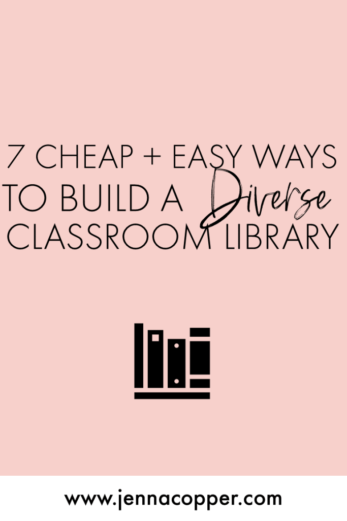 Building a diverse classroom library doesn't have to break the bank. In this post, you'll learn strategies to collect books for little or no money for your secondary classroom. These cheap tricks will help you build a classroom library that will encourage your middle school and high school students to love reading.