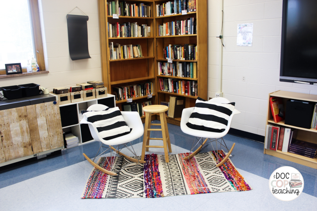 Check out this post for high school ELA classroom decor and organization inspiration with a focus on reading, writing, and discussion. 