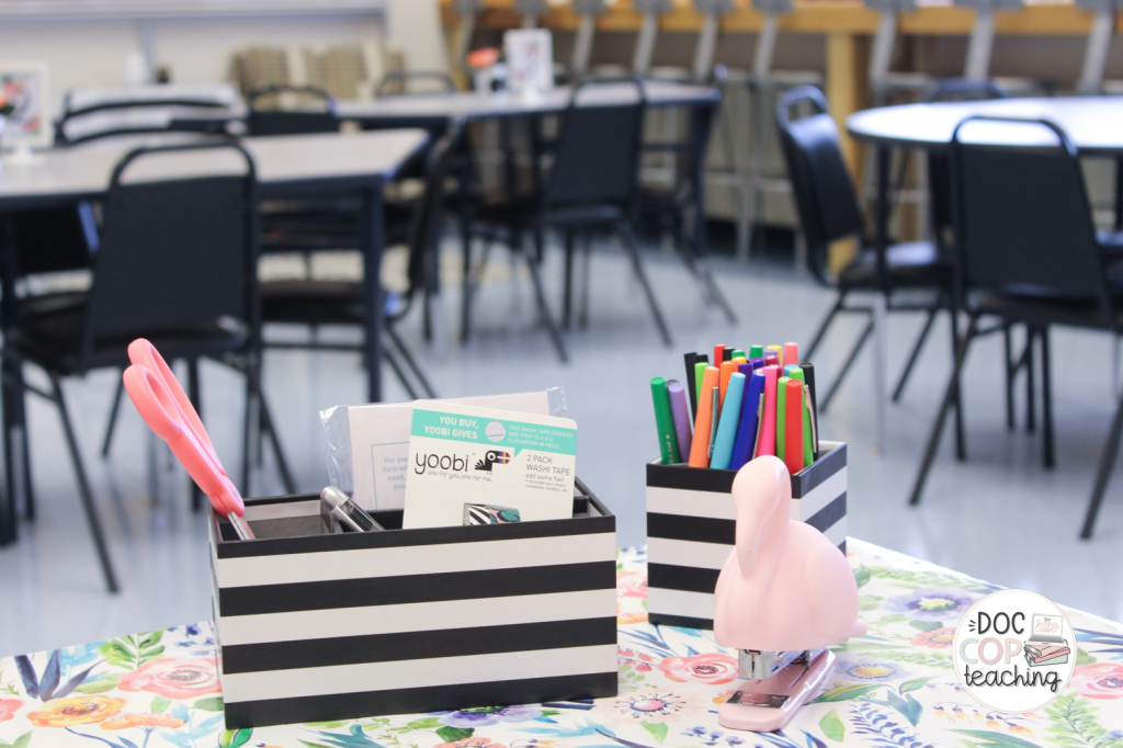 Check out this post for high school ELA classroom decor and organization inspiration with a focus on reading, writing, and discussion. 