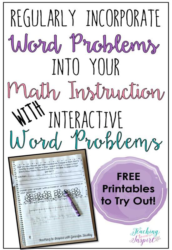 I am so glad that i found the time to get started on 3rd grade . Using Word Problems In Interactive Math Notebooks Regularly Incorporate Word Problems Into Your Math Instruction
