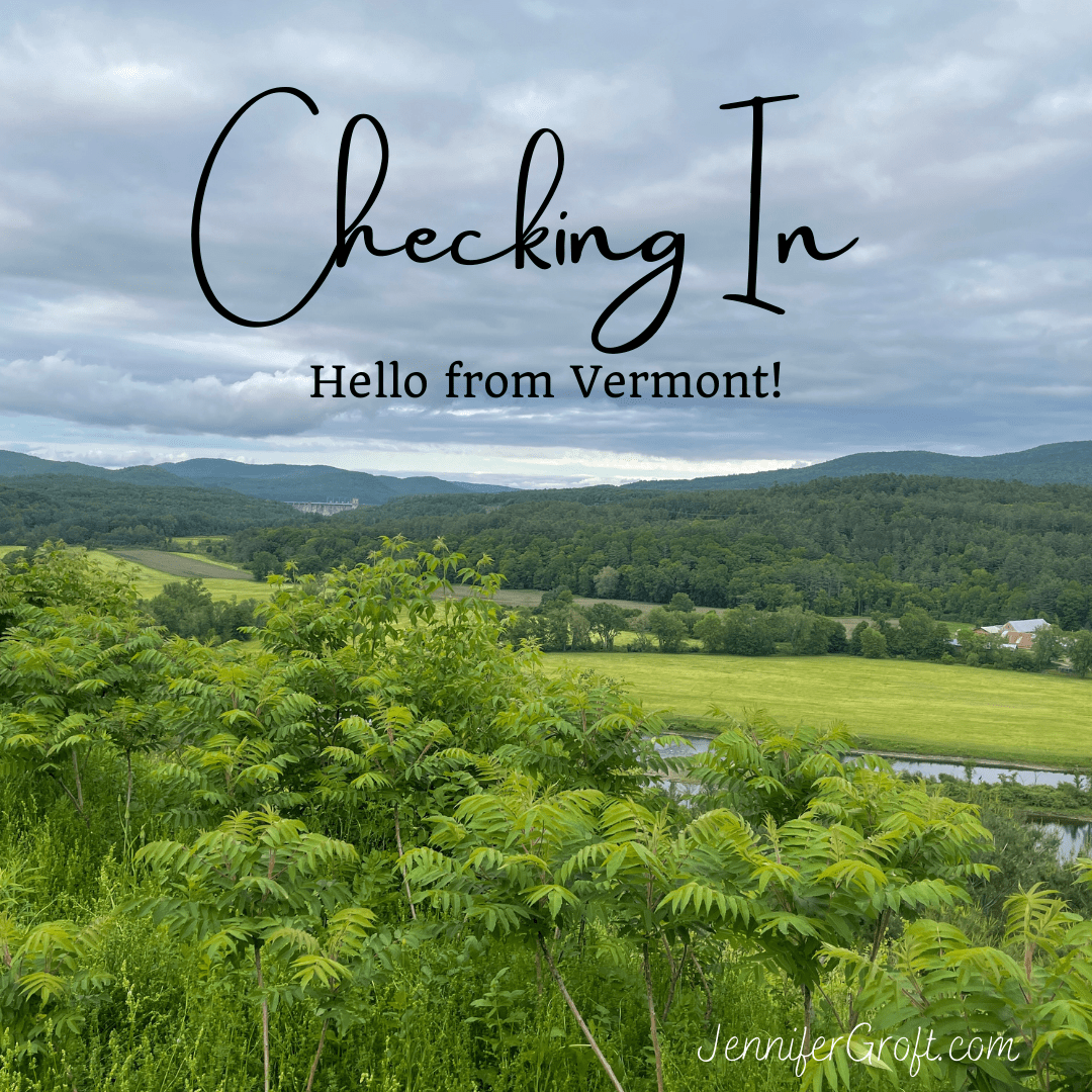 Checking In: Hello from Vermont!