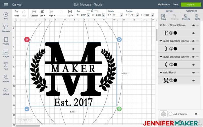 Here’s a few of my favorite free circle monogram fonts for cricut design space: Cricut Split Monogram Tutorial Free Svg Jennifer Maker