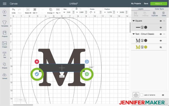 For a step by step photo tutorial, . Cricut Split Monogram Tutorial Free Svg Jennifer Maker