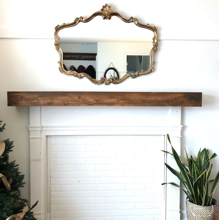 Diy Faux Brick Fireplace Two Paws Farmhouse