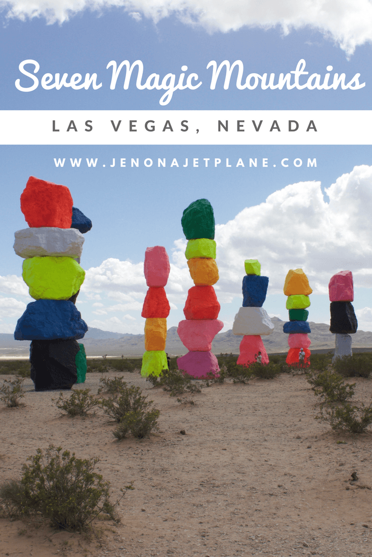 The quirky artwork called “seven magic . How To Visit Seven Magic Mountains In Las Vegas Nevada Jen On A Jet Plane