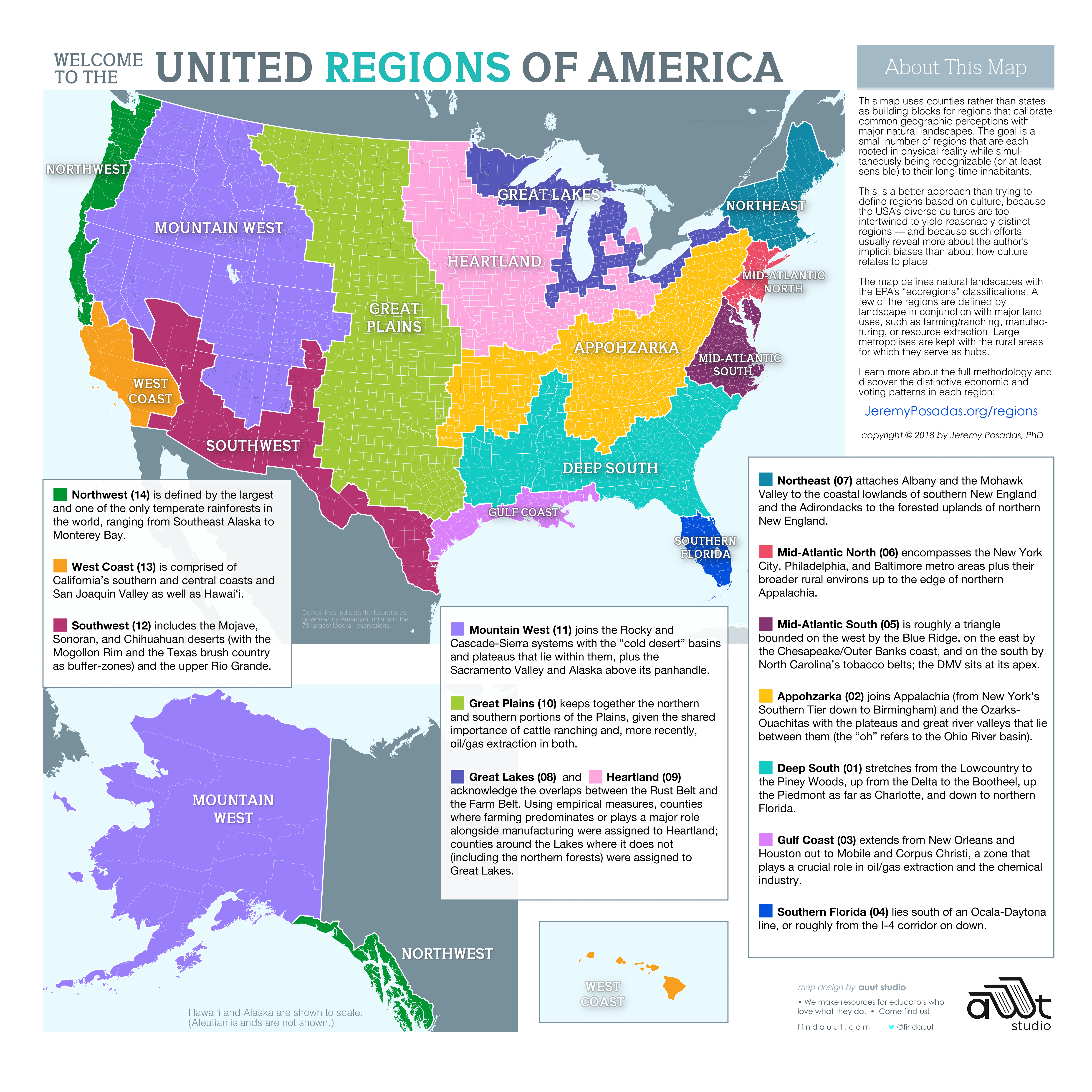 Map Of Southern Us Region A 