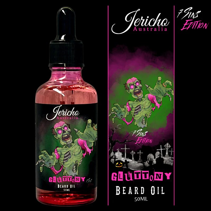 Jericho Australia Gluttony Beard Oil 50ml 7 Sins Edition - Amazing Minimal Art - Desktop