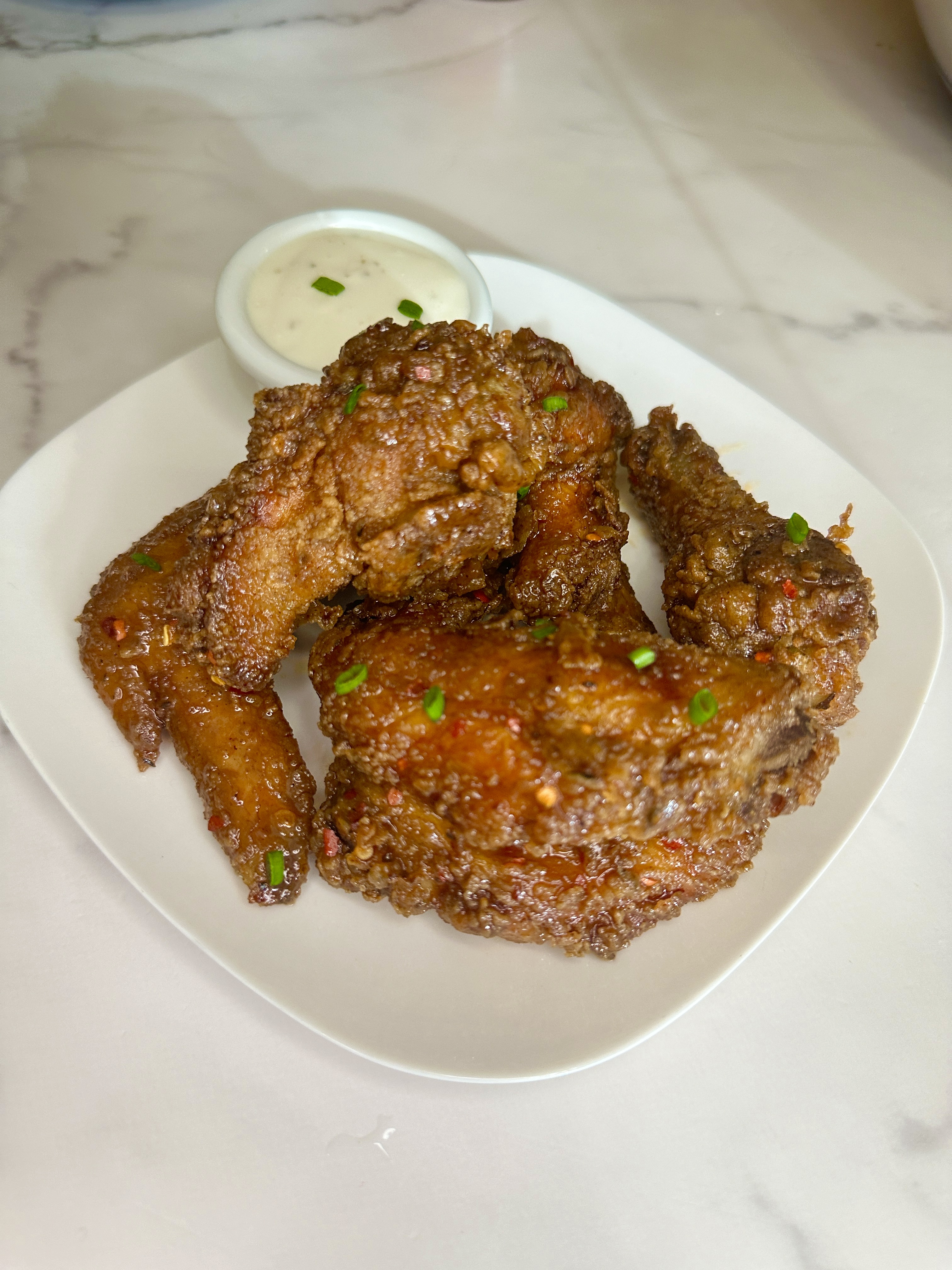 Jerk Honey Hot Wings recipe photo