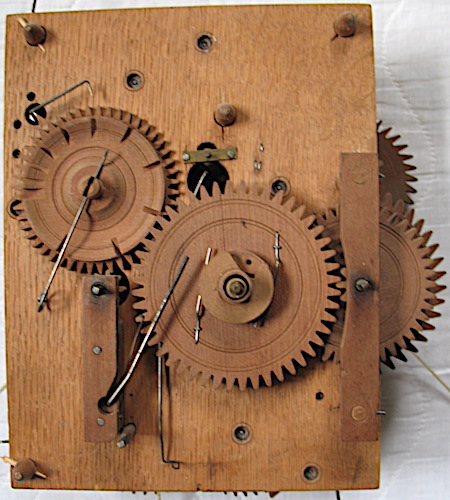 30 Hr Wooden Works A Chauncey Jerome Clock Collector