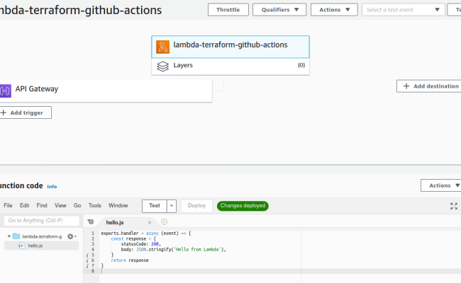 Lambda + Terraform + Github Actions | Jérôme Decoster