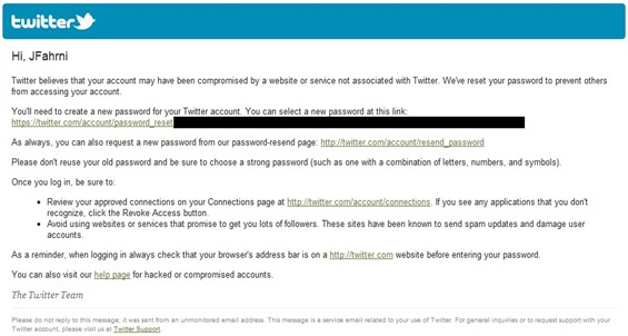 Yeah, my Twitter account was hacked – Jerry Fahrni