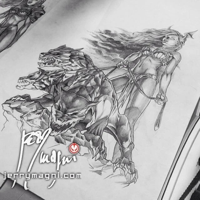 Download Gratuito immagini Persefone E Cerbero Jerry Magni Tatuatore Bergamo aggiornato saluti