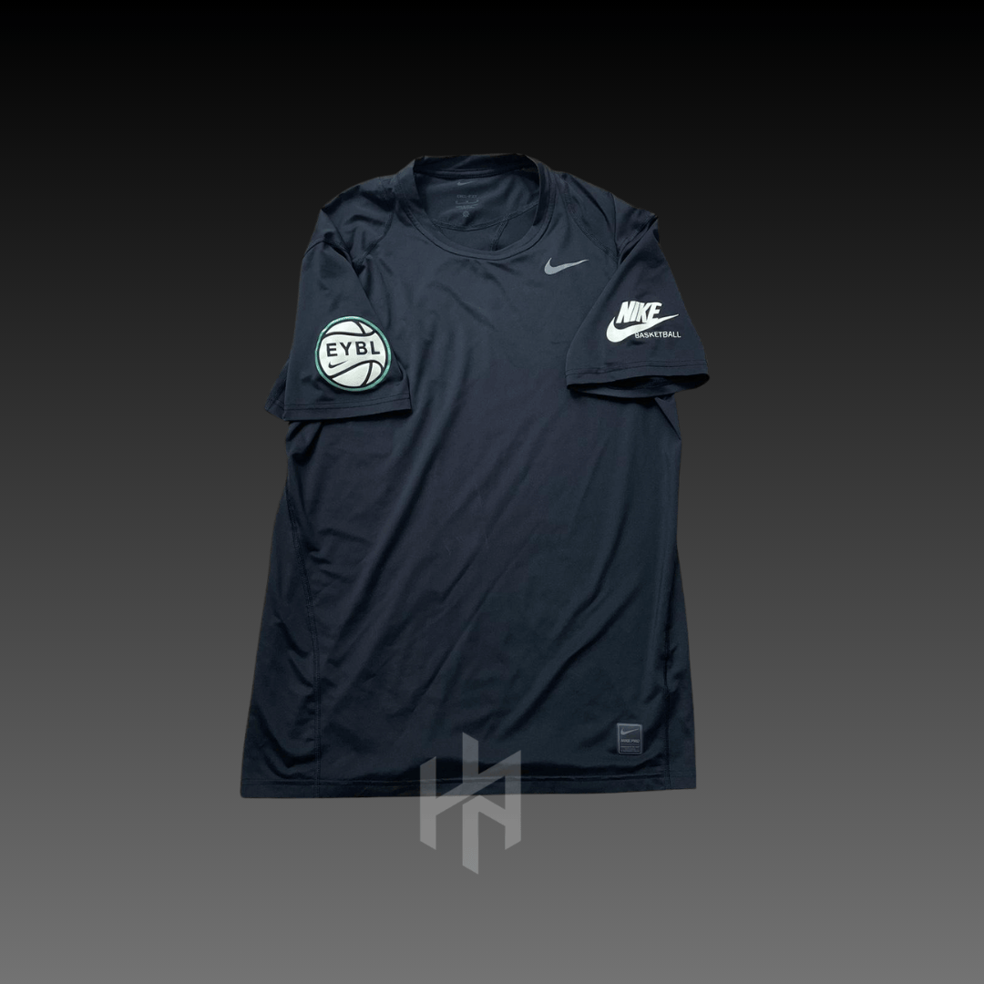 Elite Circuit Compression T-Shirt Black Green Logo