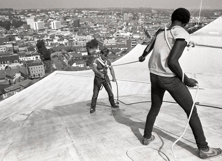 Fort Regent roof cleaning 1983