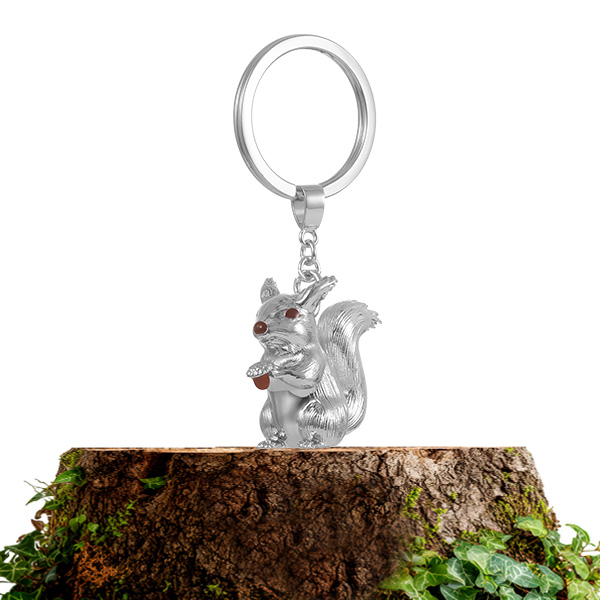 Jersey Red Squirrel Keyring – JRSK01