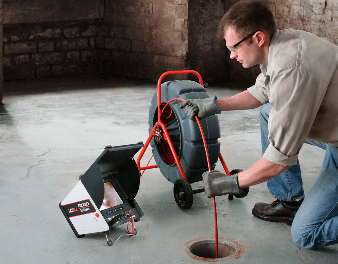 Video camera inspection of a New Jersey home's plumbing system, identifying hidden issues in the pipes with advanced technology.