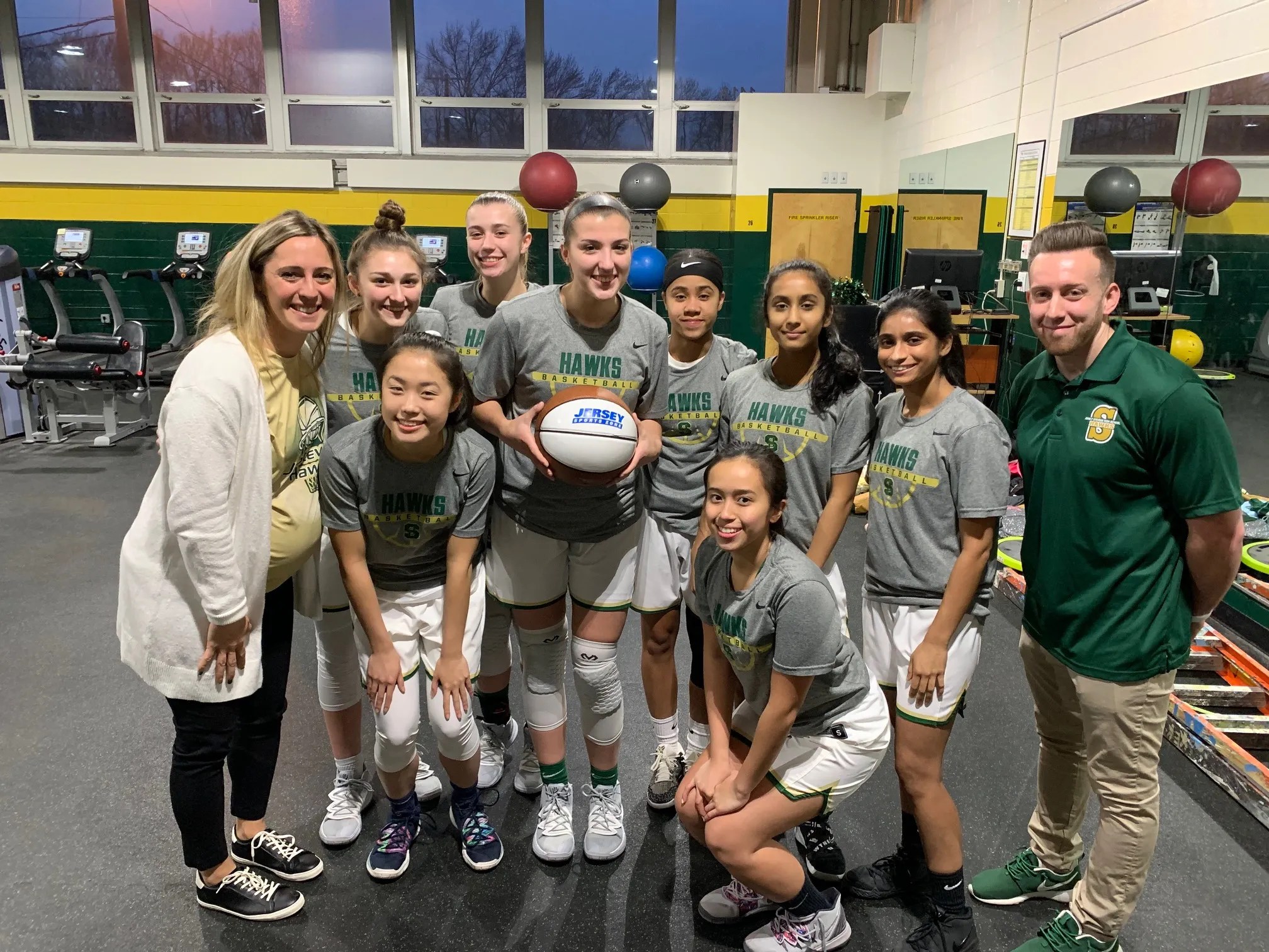 Megan duffy of j.p. stevens wins jsz central jersey game ball