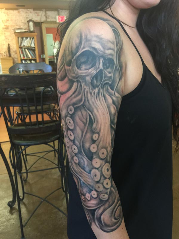 Scullverticle Jesse Britten Tattoo In St Augustine Florida