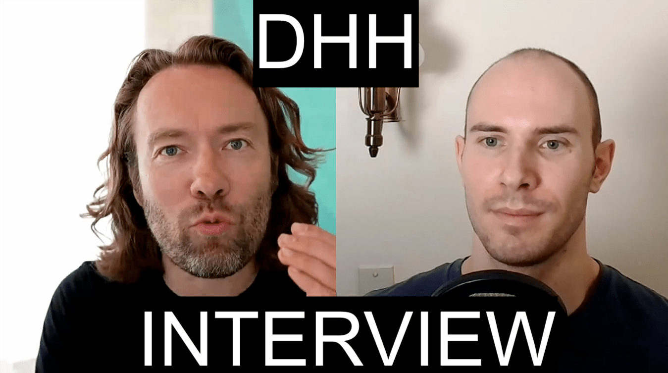 Interview with DHH (creator of rails) – Pursuit Of Laziness – A blog by  Jesse Duffield