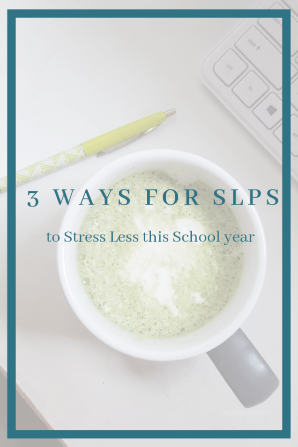SLP Stress Less Pinterest