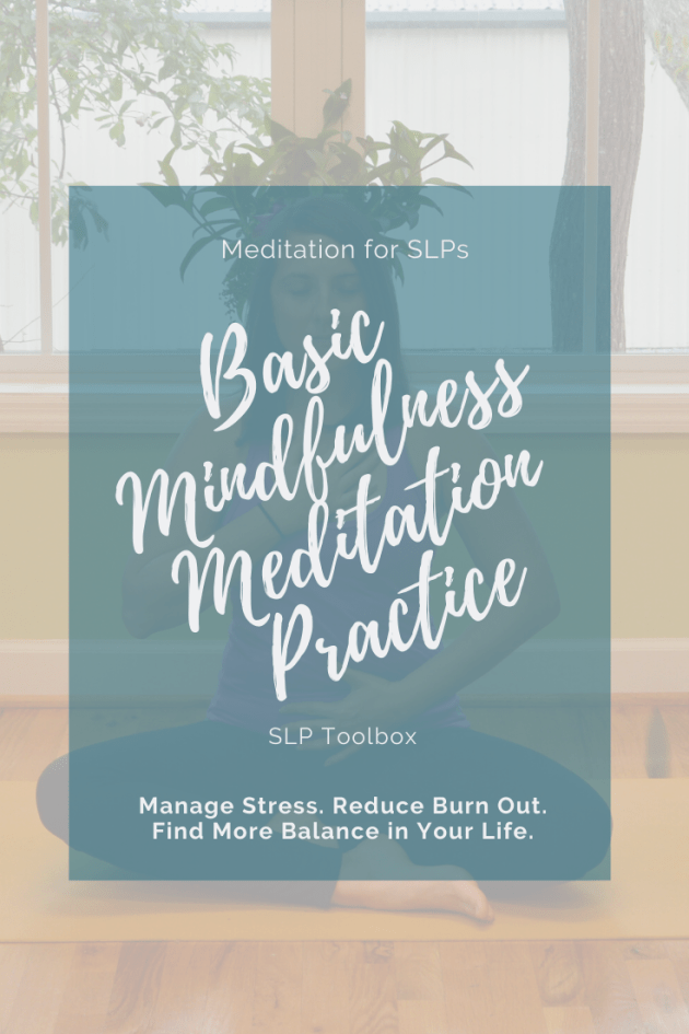 basic mindfulness meditation for slps