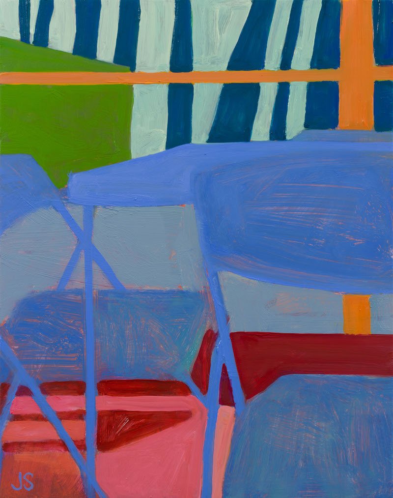 Petals Fall In The Pond 2 - 14x11