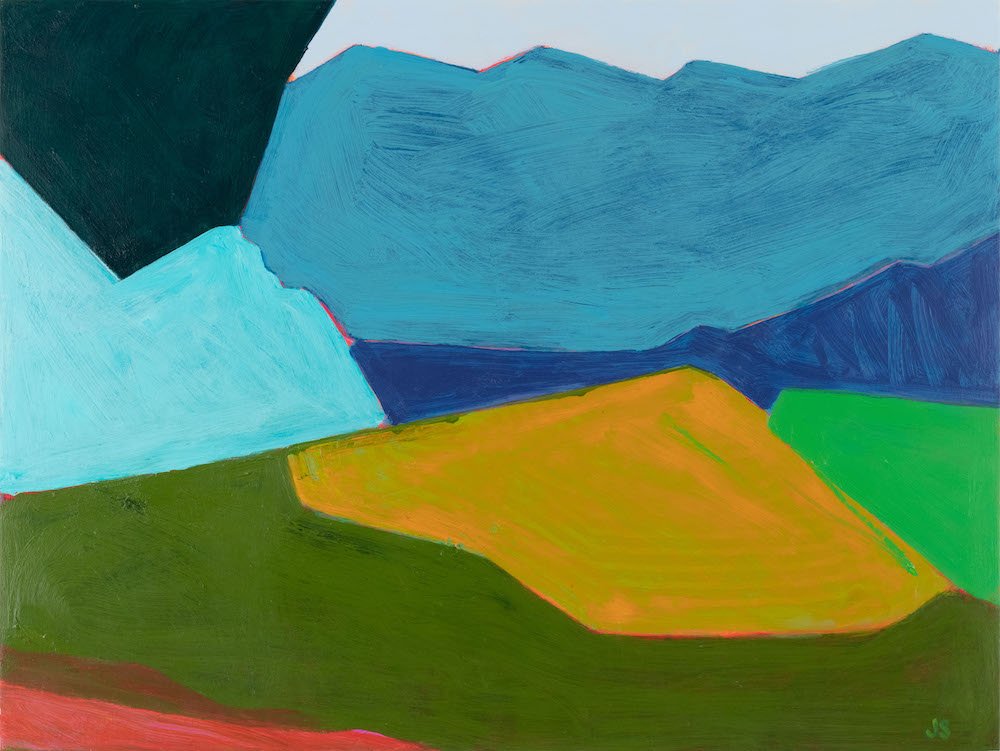 Community Garden with hills - 18x24