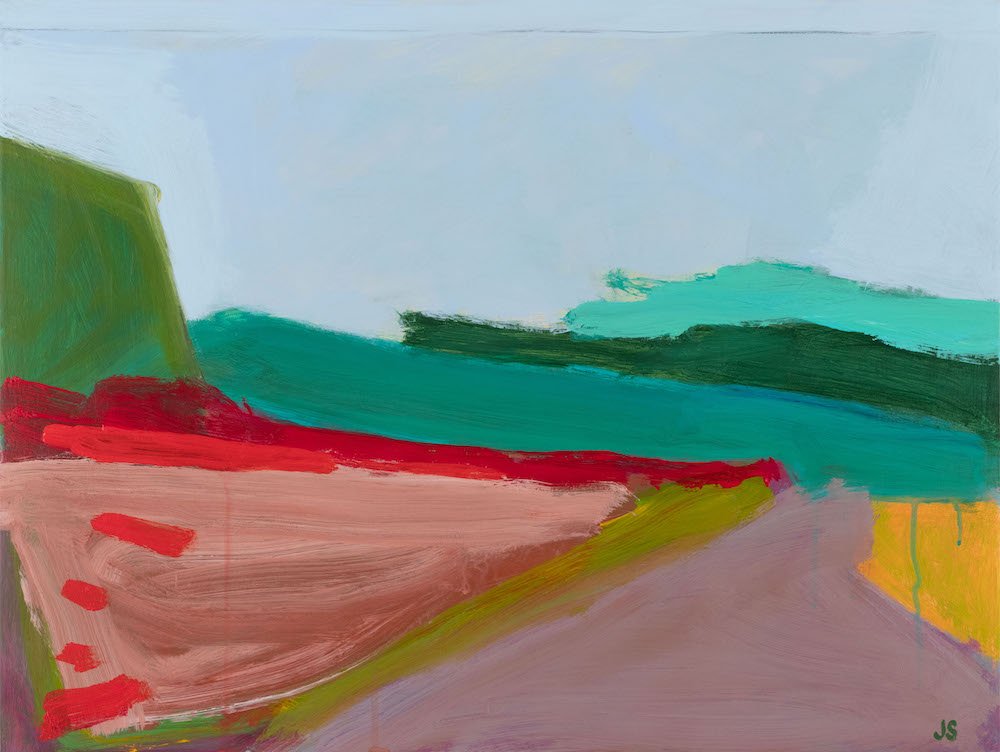 Out For A Walk At The Park - 18x24