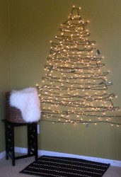 string tree christmas decoration lights cafe jestcafe door