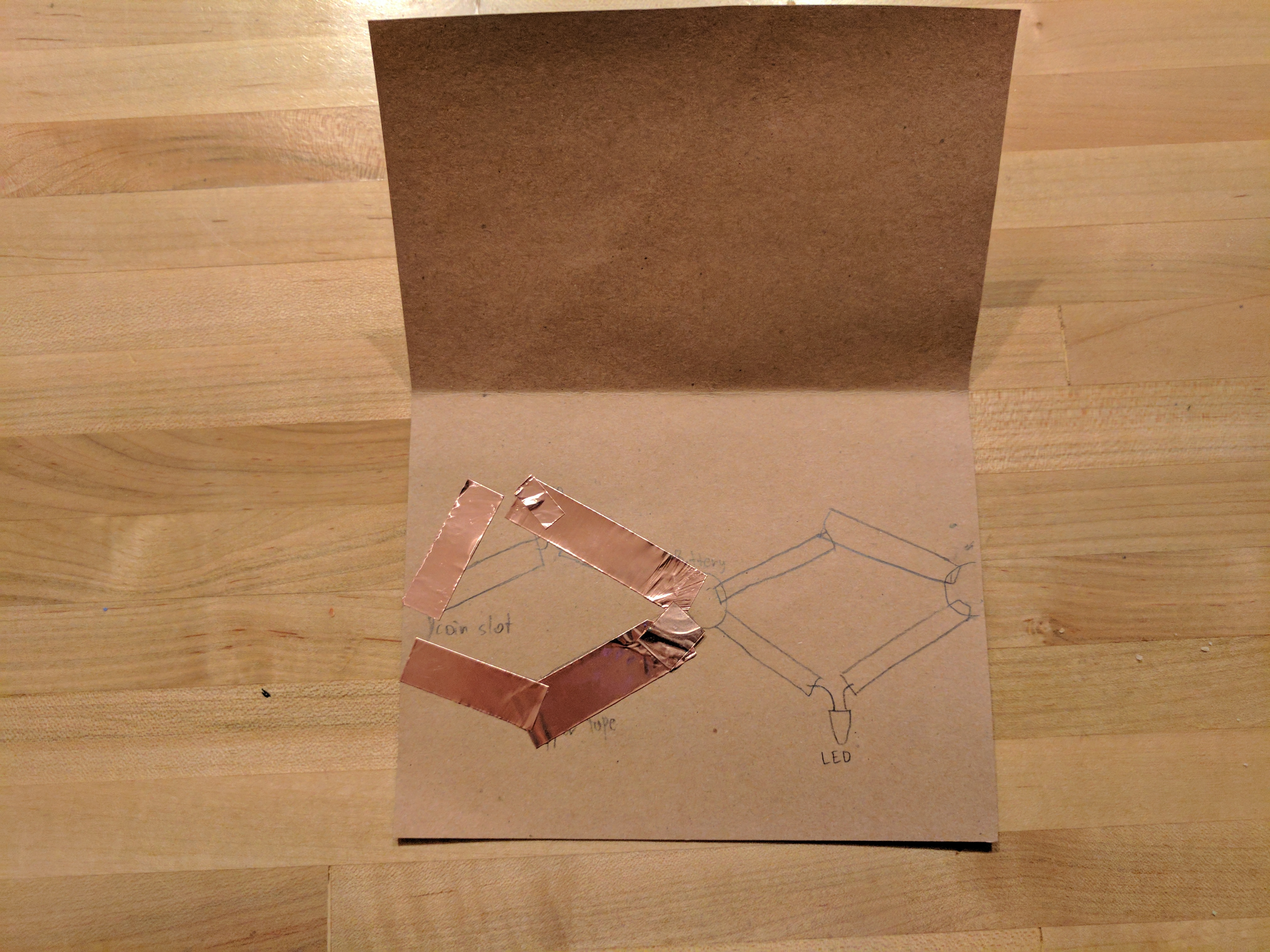 First version of the paper circuit