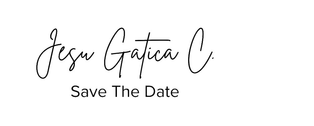 Jesu Gatica Save the Date