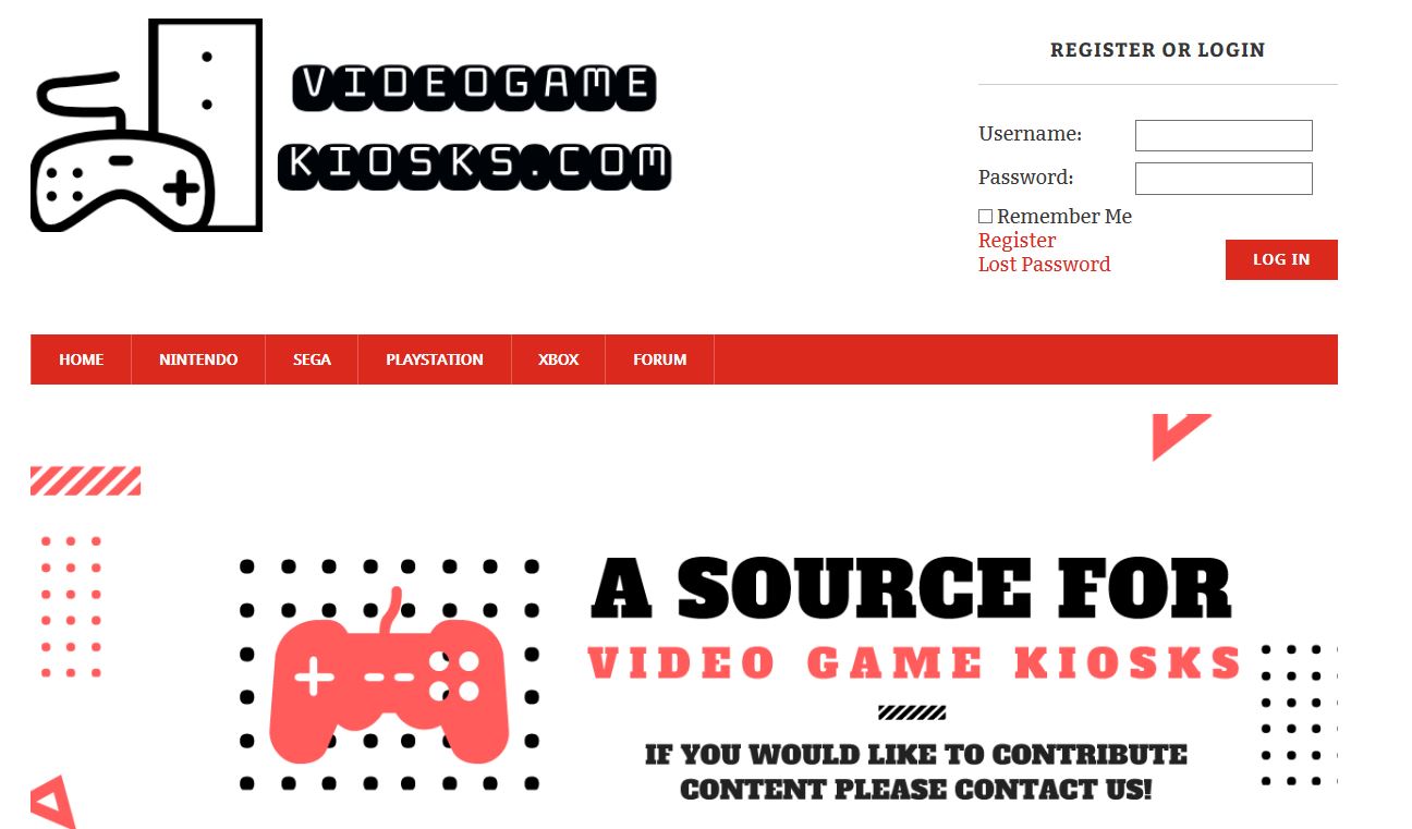 video game kiosks, gaming kiosks