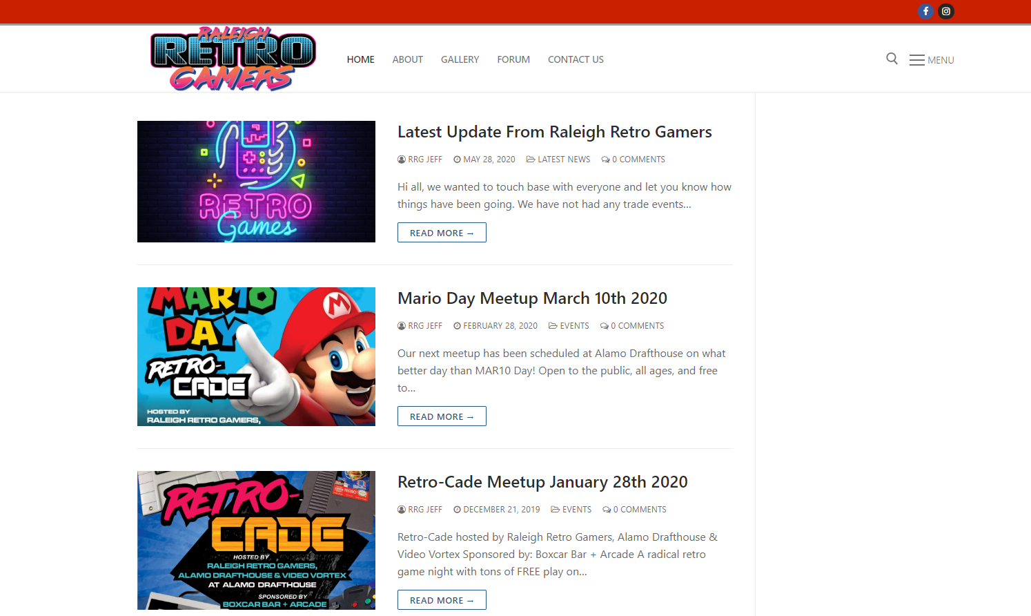 raleigh retro gamers