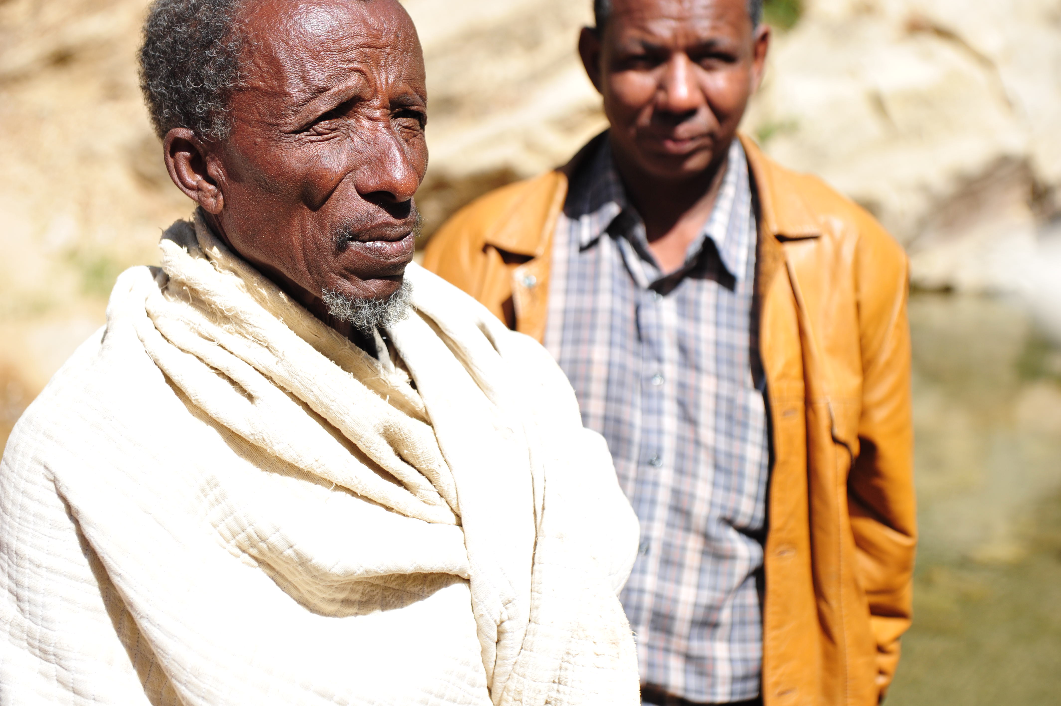 Elders in a village in Ethiopia