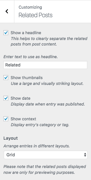 Display related posts in rss . Customize Related Posts