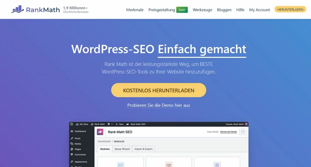 SEO-Tipps Avada Theme JF Mediendesign RankMath SEO Das SEo-Plugin RankMath