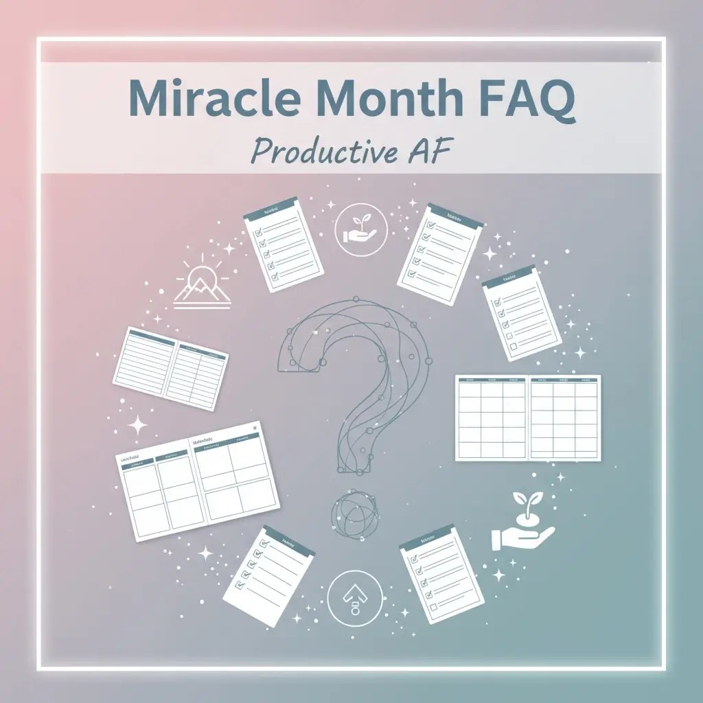 Miracle Month FAQ: Everything You Need to Know Before You Start