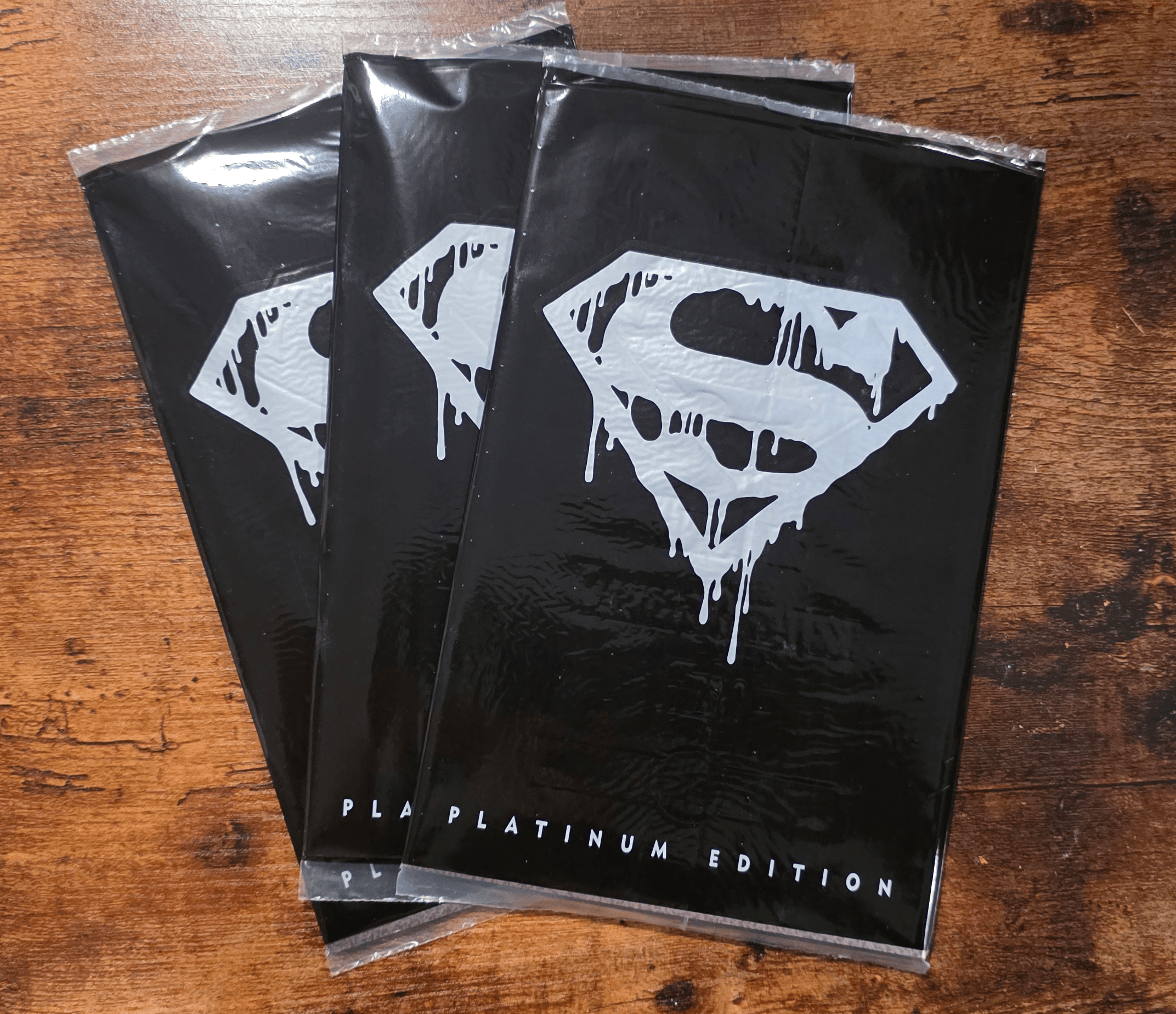 Death of Superman PLATINUM Poly-Bagged x3